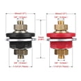 thumbnail image 4 of Battery Panel Connector Kit With Red Positive And Black Negative Terminals, 4 of 9