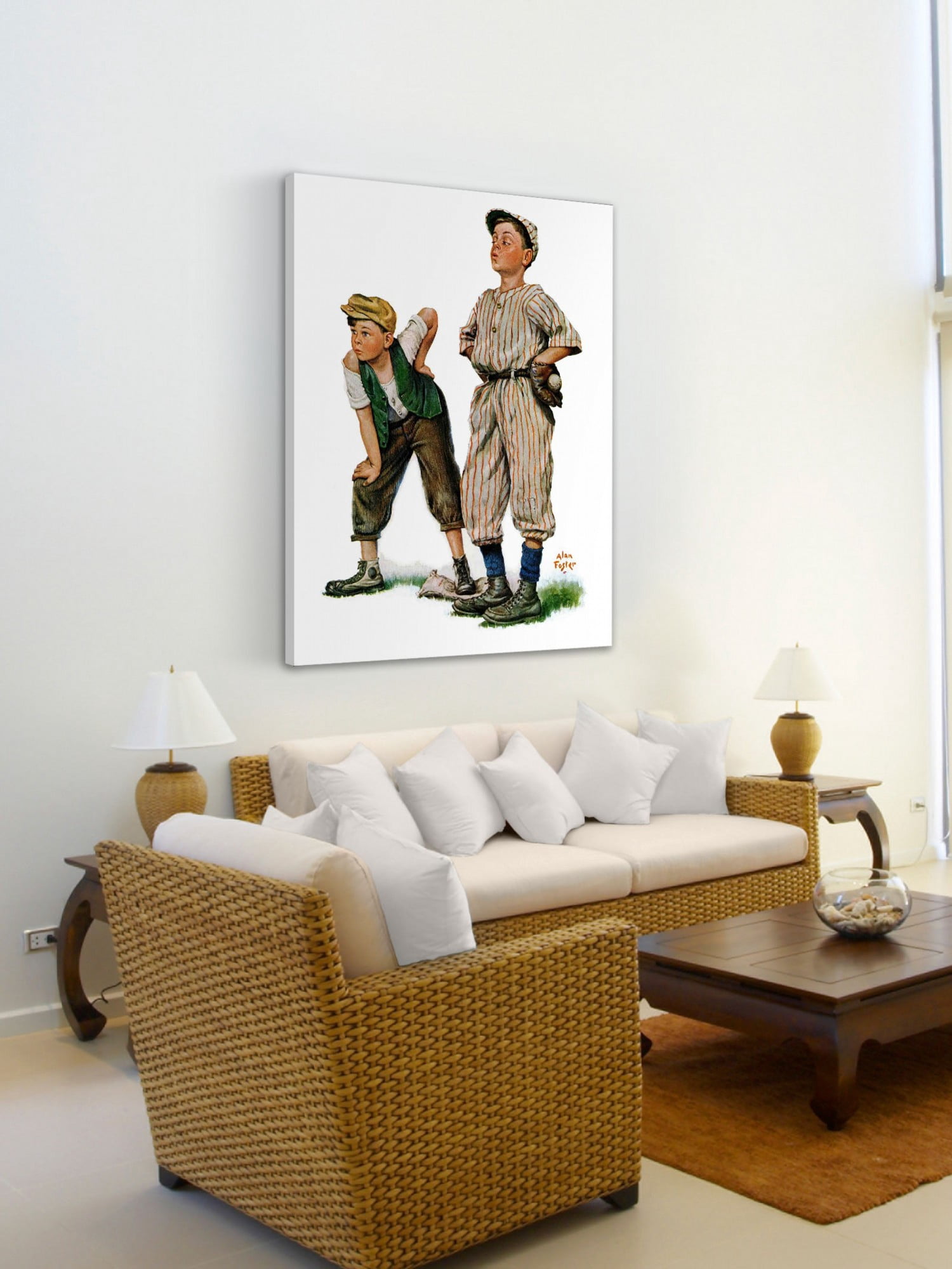 Marmont Hill Safe on Base by Alan Foster Painting Print on Canvas
