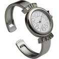 thumbnail image 4 of Blekon Collections Women's 30mm Case Crazy Numbers Metal Cuff Rhinestones Bangle Watch, 4 of 5