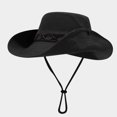 thumbnail image 2 of Fishing Hat UPF 50+ Wide Brim Sun Hat for Men and Women, Mens Bucket Hats with UV Protection for Hiking Beach Hats, 2 of 3