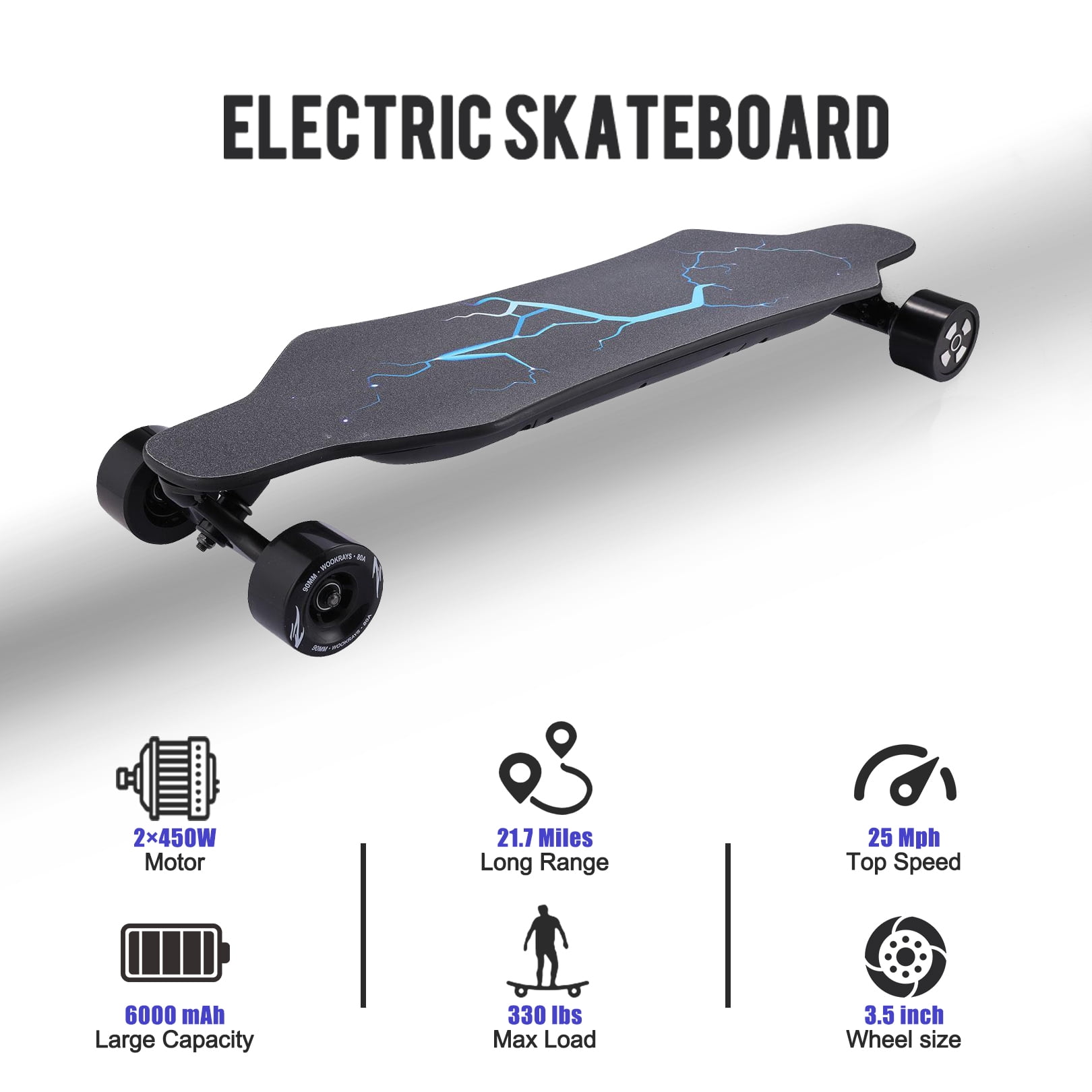 Электроскейт Gravity Skateboards Electric Cruiser 39