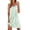 Floral Mint Green, variant on Cotton Nightgowns for Women Sleeveless Night Gown Tank Sleep Shirts Pleated Night Shirts V Neck Chemise