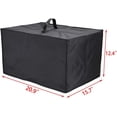 thumbnail image 5 of OwnMy Heat-Resistant Dust-Proof Microwave Oven Grill Cover Protector - Waterproof Nylon Fabric Microwave Oven Dust Cover Case Protections for Toaster Oven (Black), 5 of 7