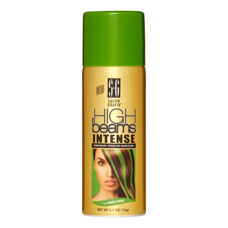 Salon Grafix? High Beams Intense Temporary Spray-On Haircolor #26 Going Green 2.7 oz. Aerosol Can