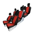 thumbnail image 1 of For 2018–2023 Honda Odyssey FH Group Neoprene Custom Fit Waterproof Car Seat Covers - Full Set Red, 1 of 5