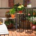 thumbnail image 2 of Outsunny 3 Packs Plant Stand Indoor, Metal Plant Stand, 2 of 10