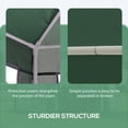 thumbnail image 5 of Outsunny 13' x 11' Garden Party Tent Hexagon Patio Canopy w/ Netting Green, 5 of 10