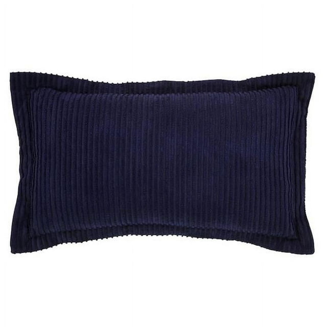 Better Trends SHASP2036NV Cotton Tufted Unique Luxurious Sham, Navy - King Size