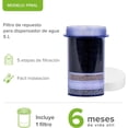thumbnail image 3 of AVERA Filtro de Repuesto para Purificador de Agua 5 litros PA5L, 3 of 6