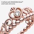 thumbnail image 2 of Authentic My Princess Tiara Ring, Rose, Clear CZ, 7 US, 180880CZ-54, 2 of 8