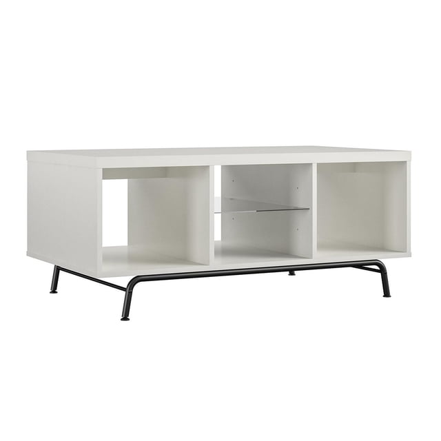 Table basse Melbourne d’Ameriwood Home, de couleur blanche