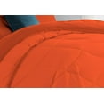 thumbnail image 5 of 5 Piece Luxury U Shape Pattern Comforter By D.N.G. BEDDINGS Set Premium Super Soft, 1000 Thread Count 100% Egyptian Cotton Super King Size Orange Color, 5 of 9