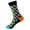 C, variant on Diamond Dress Socks Funny Novelty Crazy Fun Design Women Size 8-12 Cotton Casual Crew Colorful Funky Gift for Men