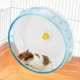 thumbnail image 2 of Running Disc Hamster Exercise Wheel for Hedgehog Rat Small Animals Supplies Blue 21cm, 2 of 5