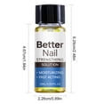 thumbnail image 3 of Lenkho Fast Acting Liquid Nail Strengthener, Clear Nail Repair Treatment with Keratin & Aloe Vera for Weak, Brittle Nails, Plant-Based Formula, Hydrates Cuticles, 15ml, 3 of 7