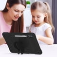 thumbnail image 7 of FJLBDE Case for Samsung Galaxy Tab S8 Plus/S7 FE/S7 Plus 12.4 Inch with Butterfly Stand, Heavy Duty Rugged Protective Cover with Pencil Holder Shoulder Strap for Kids Girls, Black, 7 of 7