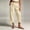 H7-Khaki, variant on Textilo Women's Capri Pants High Elastic Waist Wide Leg Cropped Trousers with Pockets Drawstring Trousers Lounge 2026 Trendy Summer Vacation Boho Clothing,Dark Blue M