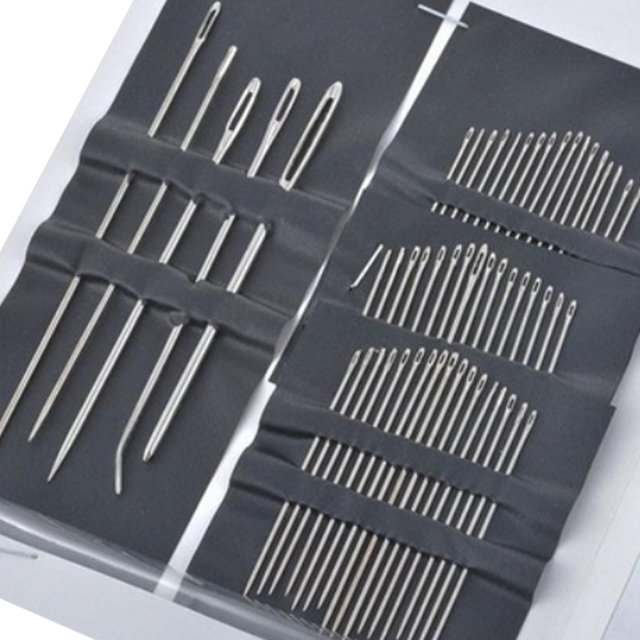 55Pcs/set Premium Hand Sewing Needles Sewing Repair Stainless Steel Needles Sewing Assorted Needles DIY Kit Tool