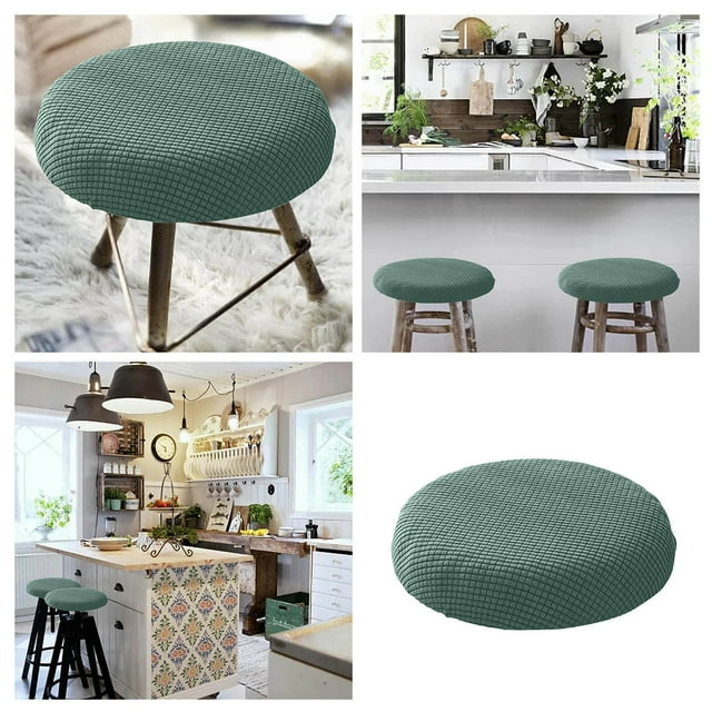 Round Stool Chair Cover Home Cover Swivel Chair Chair Seat Cover Protective Cover Back Seat Cushion for Car Large Seat Cushion Car Seat Wedge Cushion Wheelchair Headrest Cover Crate Seat Cushion