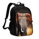 thumbnail image 1 of Balery Elephant Sunset in Kenya Mochila con carga USB para hombre y mujer - Mochila impermeable y antirrobo para portátil con puerto USB para viajes, trabajo, estudios y universidad, 1 of 7