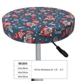 thumbnail image 4 of Lsque Gnome Love USA Round Bar chair cushion covers Velvet Fabric Premium Comfort Protects from Scratches and Stains for 14-17 Inch Chair- 12 inch, 4 of 7