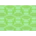 thumbnail image 1 of Ahgly Company Machine Washable Indoor Rectangle Transitional Green Area Rugs, 4' x 6', 1 of 7