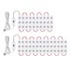 thumbnail image 3 of Tira De Luz De 4.92 Pies Con Alimentación Usb, Lámpara De Cinta De Espejo De Maquillaje De Tocador Con 10 Tiras De Led, Pegatina De Doble Cara De Inducción Manual Para Dormitorio, Tocador, Peluquería Yuarrent HA028069-02, 3 of 5