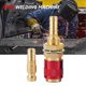 thumbnail image 2 of Adaptador de gas refrigerado por agua Conector rápido para soplete de soldadura MIG TIG (rojo) Tmvgtek Piezas de repuesto para herramientas, 2 of 9