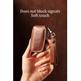 thumbnail image 3 of Key Fob Cover Compatible with Chrysler Pacifica Voyager 2017-2022 5/7 Button Keychain Case Holder Protector,7 Button-brown, 3 of 6