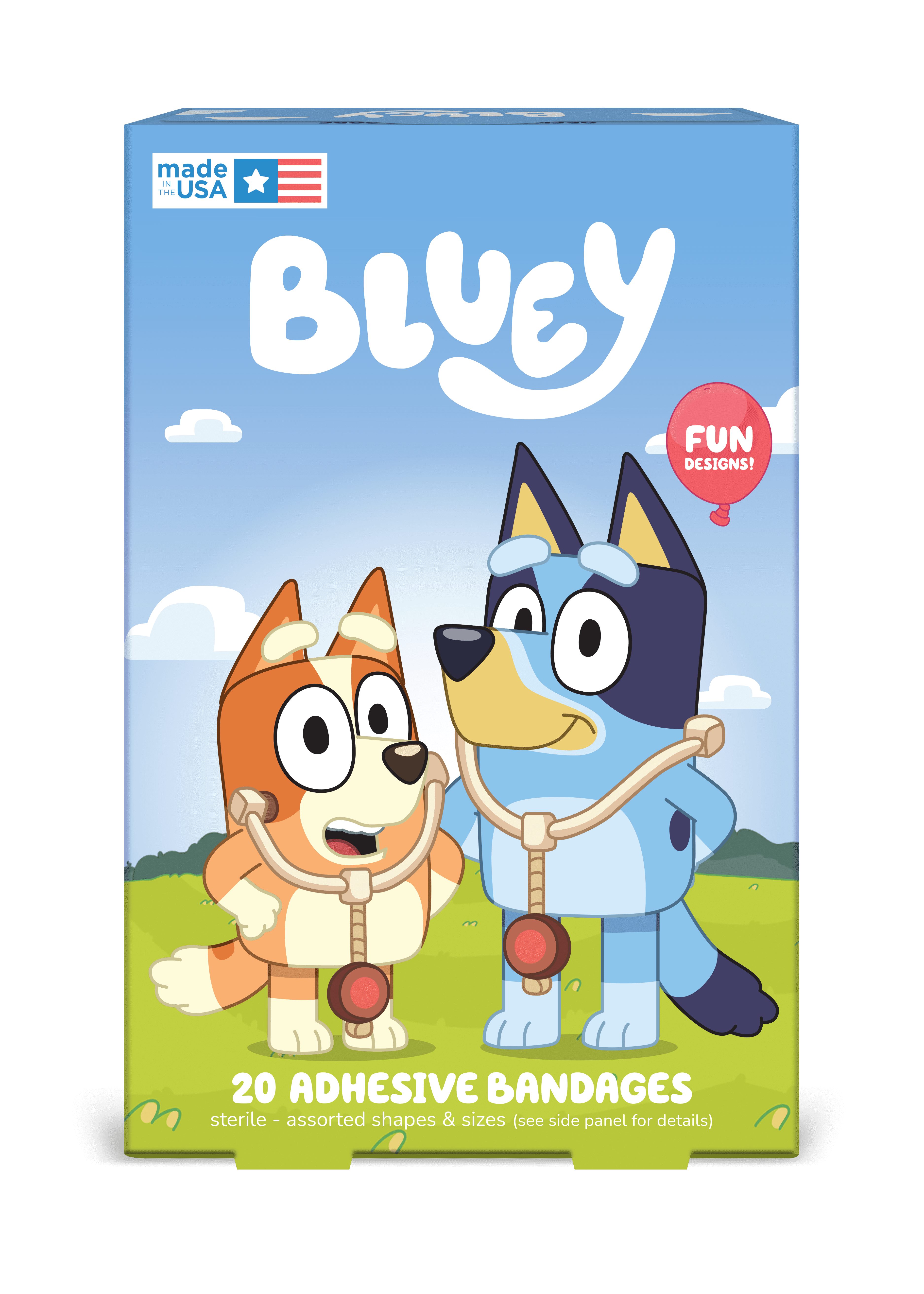 Dr. Bluey 20 Count Bandages