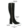 thumbnail image 2 of Brinley Co. Womens Tru Comfort Foam™ Wide Calf Covered Block Heel Boot, 2 of 7