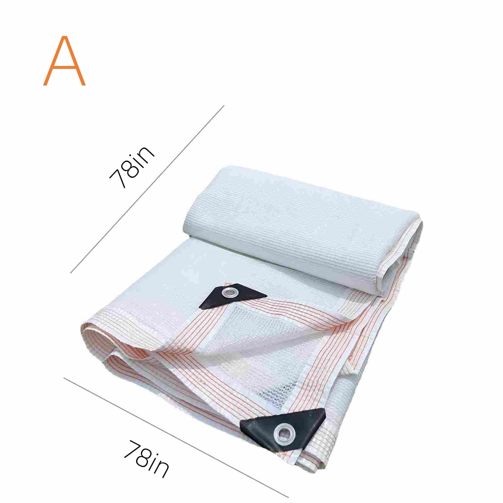 HARPI Premium Outdoor Sunny Shade Cloth, Pergola, And Backyard Patio Sunshade With Protection, Heat Material, Reinforced Grommets（White） (White)