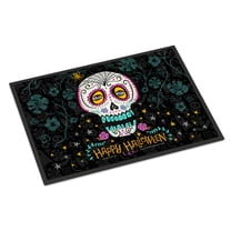 Happy Halloween Day of the Dead Door Mat