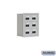 thumbnail image 1 of Salsbury 19038-06ARC 8 in. Cell Phone Storage Locker - 3 Door High Unit - 6 A Doors - Aluminum - Recessed Mounted - Resettable Combination Locks, 1 of 1