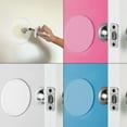 thumbnail image 7 of Wideskall 10 Pcs White Round Door Knob Wall Shield Self Adhesive Protector, 7 of 7