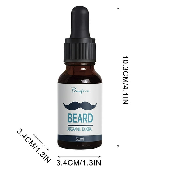 FcBaudy Essential Oil Baafven Beard Oil Men Beard Oil Growth Nourishing Repair 30ML Beard repair