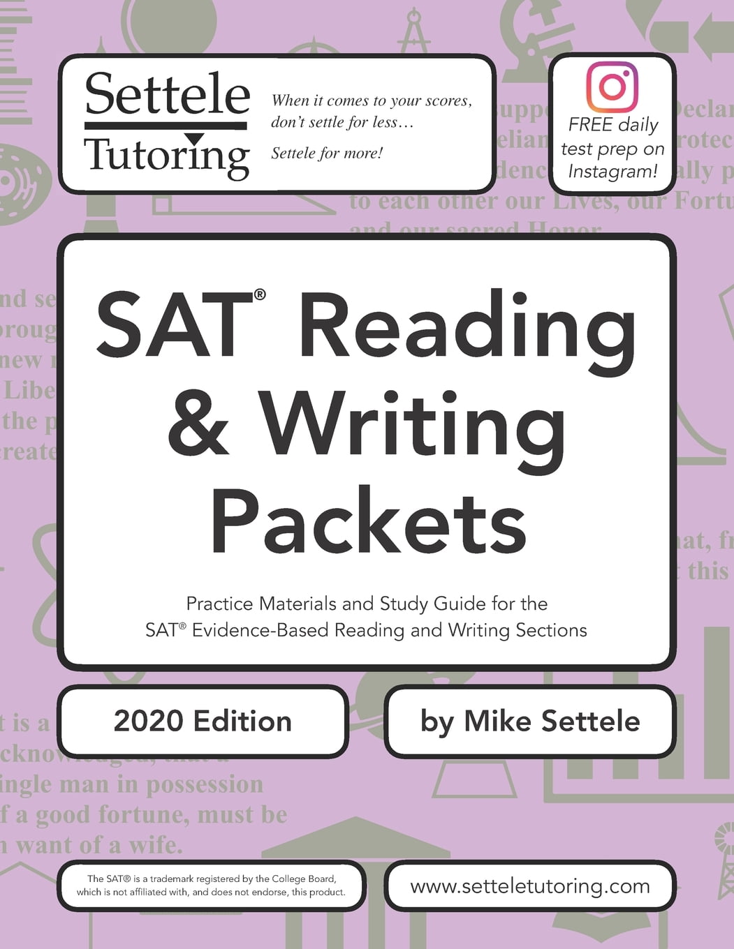 SAT Packets SAT Reading & Writing Packets (2020 Edition) Practice Materials and Study Guide