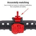 thumbnail image 3 of RC Rear Axle Link Mount, Alloy Metal Rear Link Mount Compatible with SCX10 III LCG 1/10 RC Car, 3 of 7