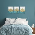 Kalormore Abstract Coastal Style Pictures Grey Teal Gold Turtle Octopus