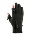 thumbnail image 5 of qolati Winter Women's Waterproof Gloves with Touchscreen figer holes Windproof Fleece Lined Elastic Thermal Warm Gloves for Cold Weather, 5 of 6