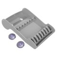 thumbnail image 1 of TISHITA Hairdresser Scissors Rack Wall Mount Accessory Sturdy Stylist Tool Organizer Grey, 1 of 8