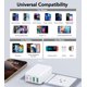 thumbnail image 4 of Cargador de pared USB C Qwinjwin, 40 W, 4 puertos, plegable, carga rápida, 4 of 8