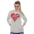 thumbnail image 5 of Jesus Christ Love Christian God Cross Women's Long Sleeve T Shirt Brisco Brands L, 5 of 6