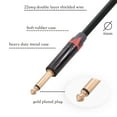 thumbnail image 5 of WINDLAND XLR Male to 2x 1/4 6.35mm Audio Cable Gold-plated-Plug XLR to TRS Cable PVC Line, 5 of 9