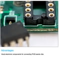 thumbnail image 5 of 30Pcs DIP IC Chip Socket Adapter, 2.54mm Pitch 16 Pin Soldering Flat Circuit Chip, 5 of 5