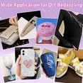 thumbnail image 5 of 32000Pcs Jelly Rhinestones Bedazzling Kit with Glue, 3mm Resin Flatback Gems for Crafts Nail Art Shoes,C, 5 of 5