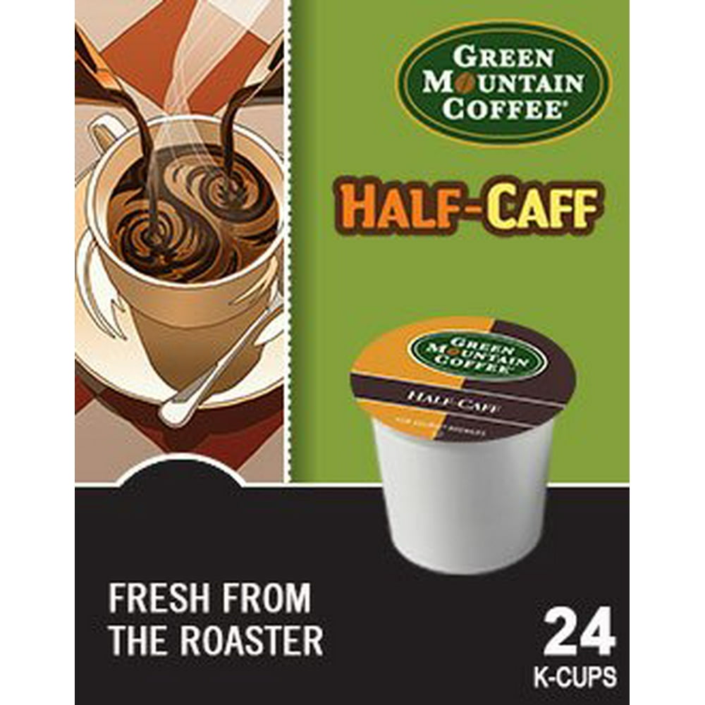 Green Mountain Coffee Half Caff 96 K Cups - Walmart.com - Walmart.com