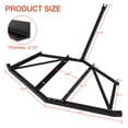 thumbnail image 2 of Garvee Driveway Drag 66" Width, Tow Behind Drag Harrow, 4mm Thick Angle, Heavy Duty Steel Gravel Grader with 2 Adjustable Bars for ATV, UTV, Garden Lawn Tractors, Utility Tractors, 2 of 7