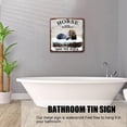 thumbnail image 4 of Bathroom Metal Wall Art Vintage Bath Soap Horse Wash Your Hooves Tin Sign Decoration Vintage Chic Metal Poster Wall Decor Art Animal Retro Sign Bathroom Decor Housewarming Gift 12x12 Inches, 4 of 6