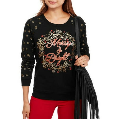 Sasson L/s Merry Bright Sweatshirt